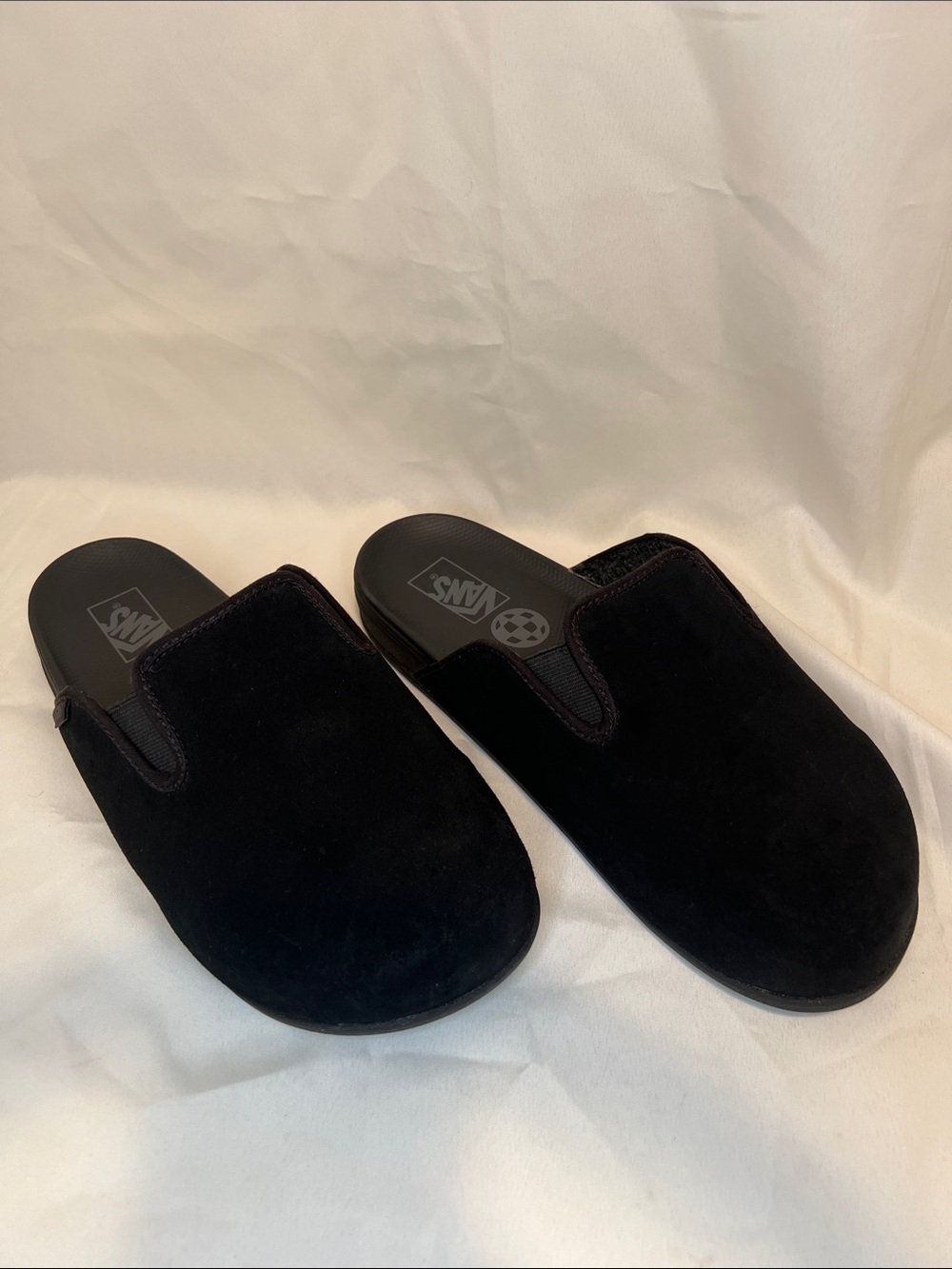 Vans Men's Harbor Mules Men’s 10 Black Suede